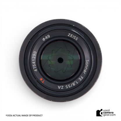 Sony FE 55mm f1.8 Sonnar T* ZA Lens (#340) *USED*