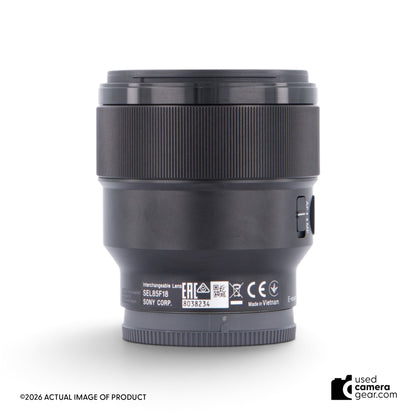 Sony FE 85mm f/1.8 Lens (#234) *USED*