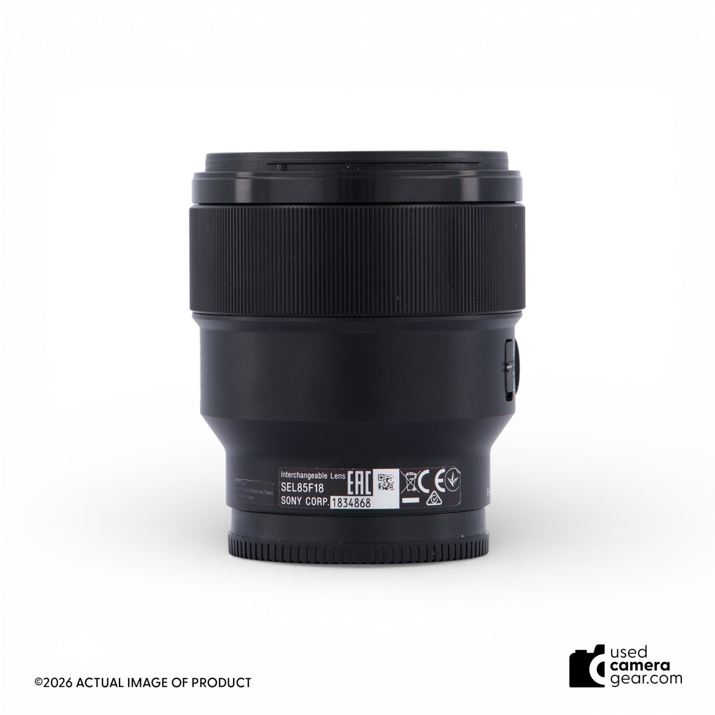 Sony FE 85mm f1.8 Lens (#868) *USED*