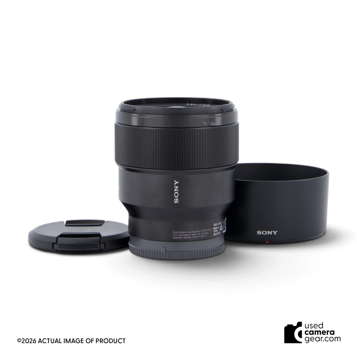 Sony FE 85mm f/1.8 Lens w/hood (#031) *USED*