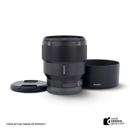 Sony FE 85mm f/1.8 Lens w/hood (#031) *USED*
