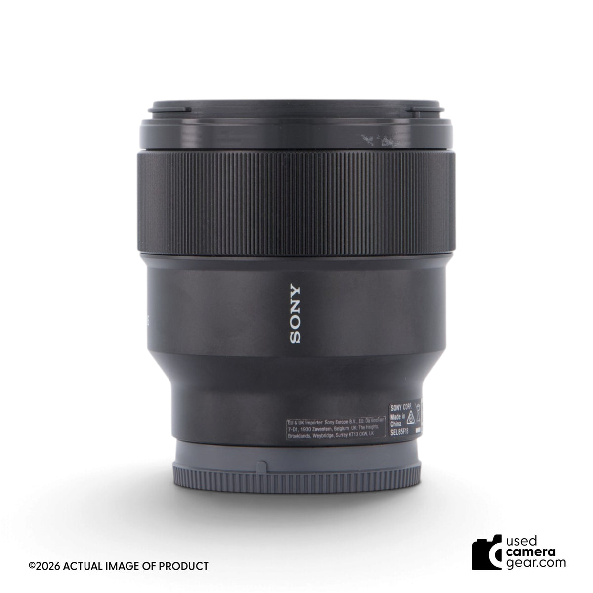 Sony FE 85mm f/1.8 Lens w/hood (#031) *USED*