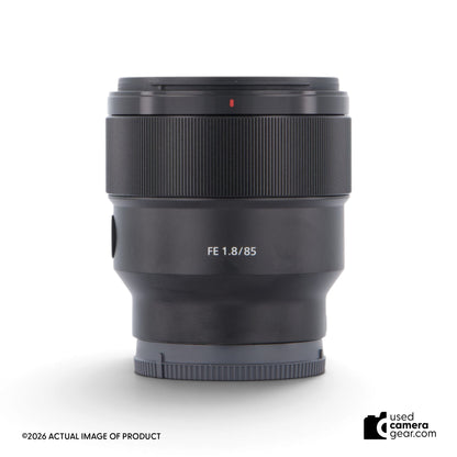 Sony FE 85mm f/1.8 Lens w/hood (#031) *USED*