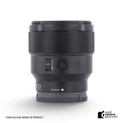 Sony FE 85mm f/1.8 Lens w/hood (#031) *USED*