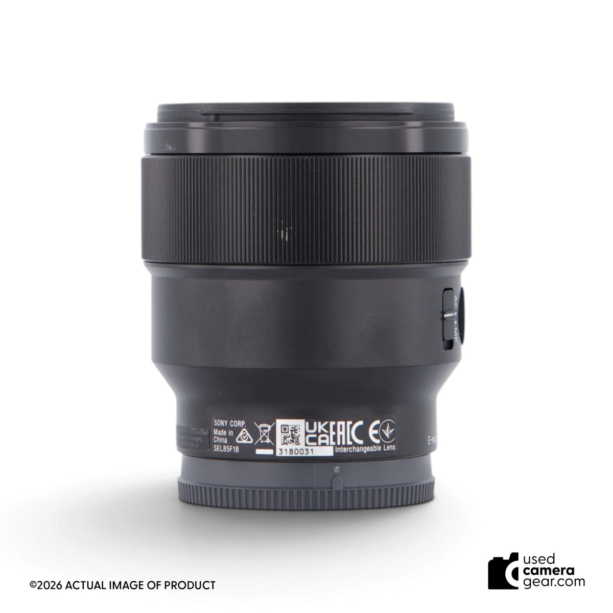 Sony FE 85mm f/1.8 Lens w/hood (#031) *USED*