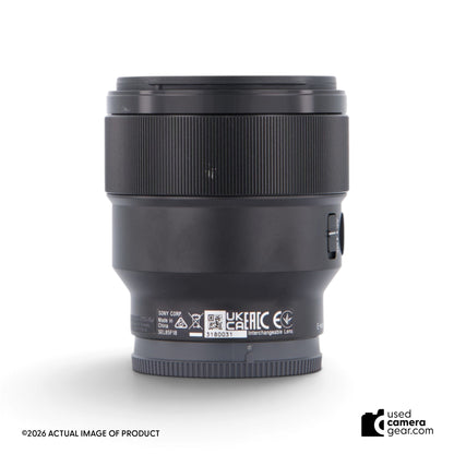 Sony FE 85mm f/1.8 Lens w/hood (#031) *USED*
