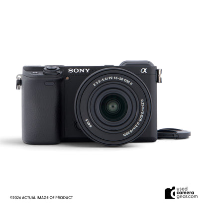 Sony Alpha a6400 Mirrorless Digital Camera with 16-50mm f/3.5-5.6 OSS PZ Lens (#050) *USED*