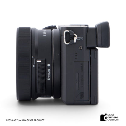 Sony Alpha a6400 Mirrorless Digital Camera with 16-50mm f/3.5-5.6 OSS PZ Lens (#050) *USED*