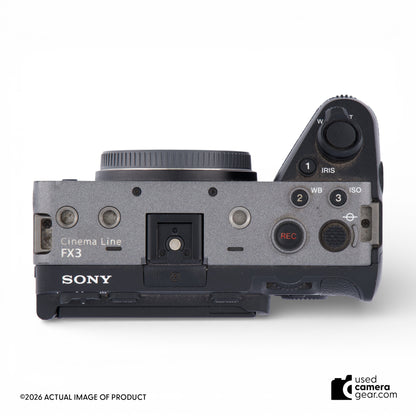 Sony FX3 Full Frame Cinema Camera (#007) *USED*