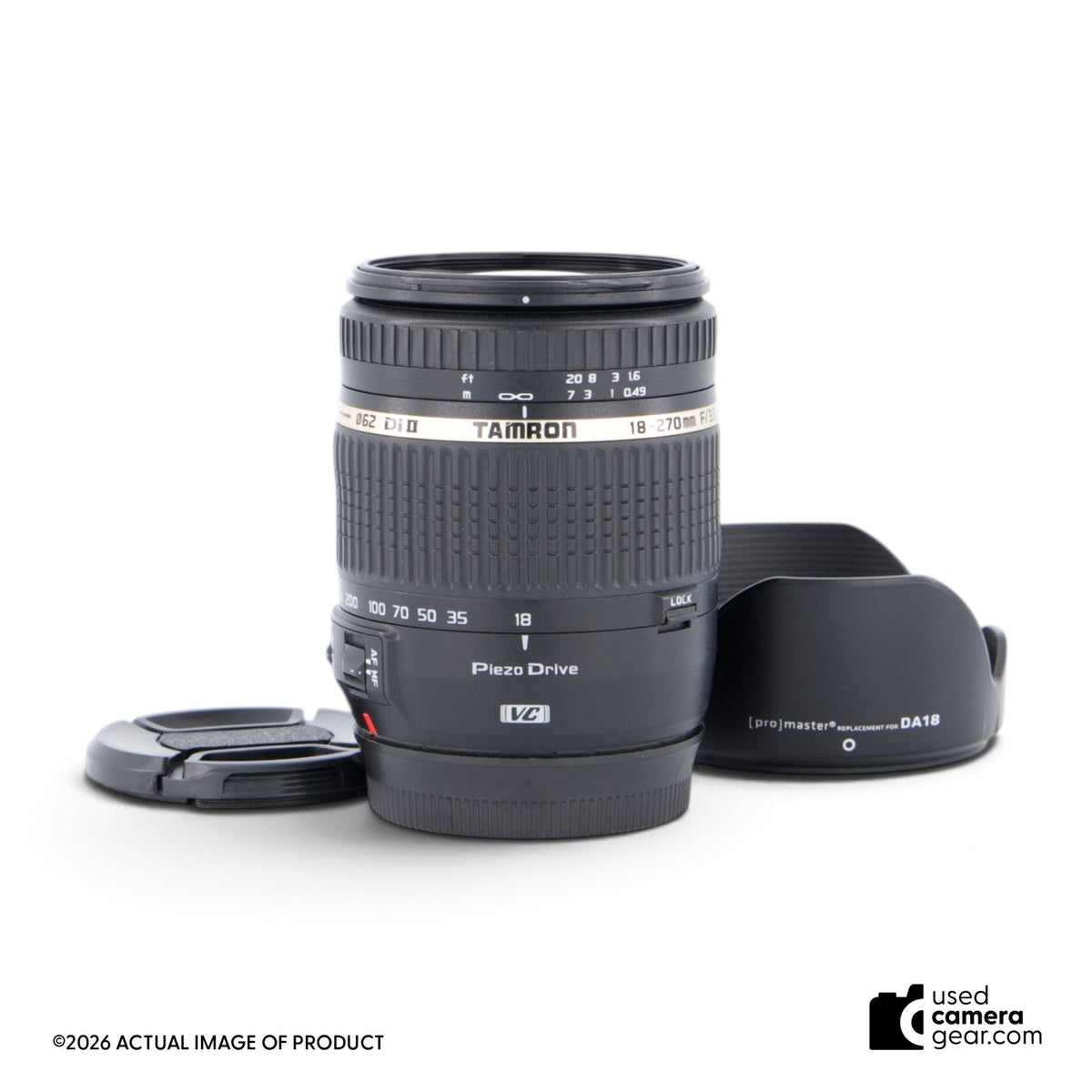 Tamron 18-270mm f/3.5-6.3 Di II VC Lens for Canon EF-S (#966) *USED*
