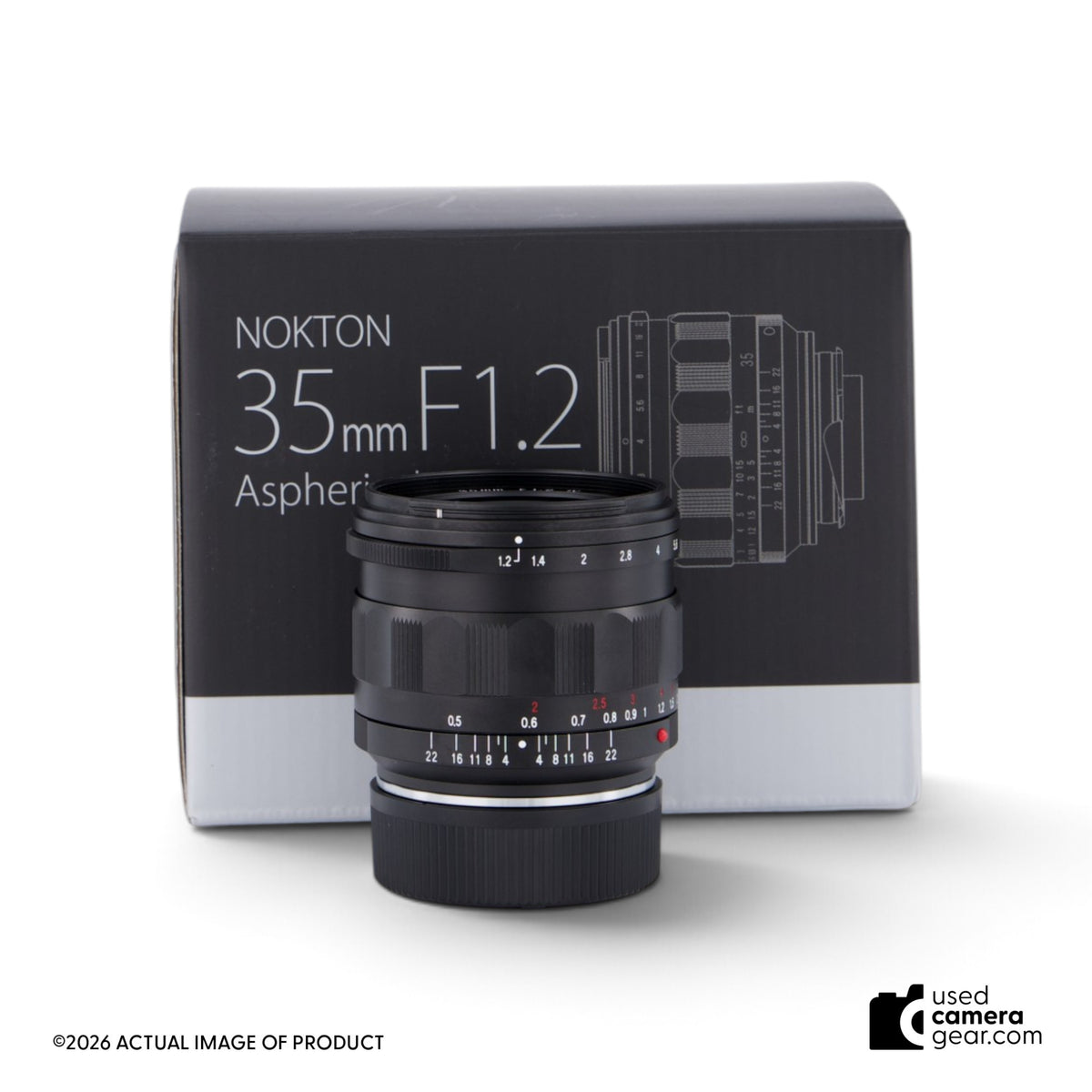 Voigtlander Nokton 35mm f/1.2 Aspherical IV Lens VM for Leica M (#755) *USED*