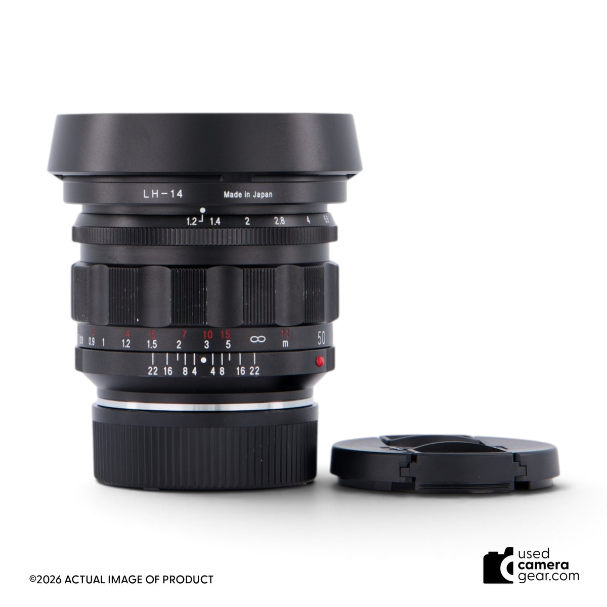Voigtlander Nokton 50mm f/1.2 Aspherical II Lens VM for Leica M (#171) *USED*