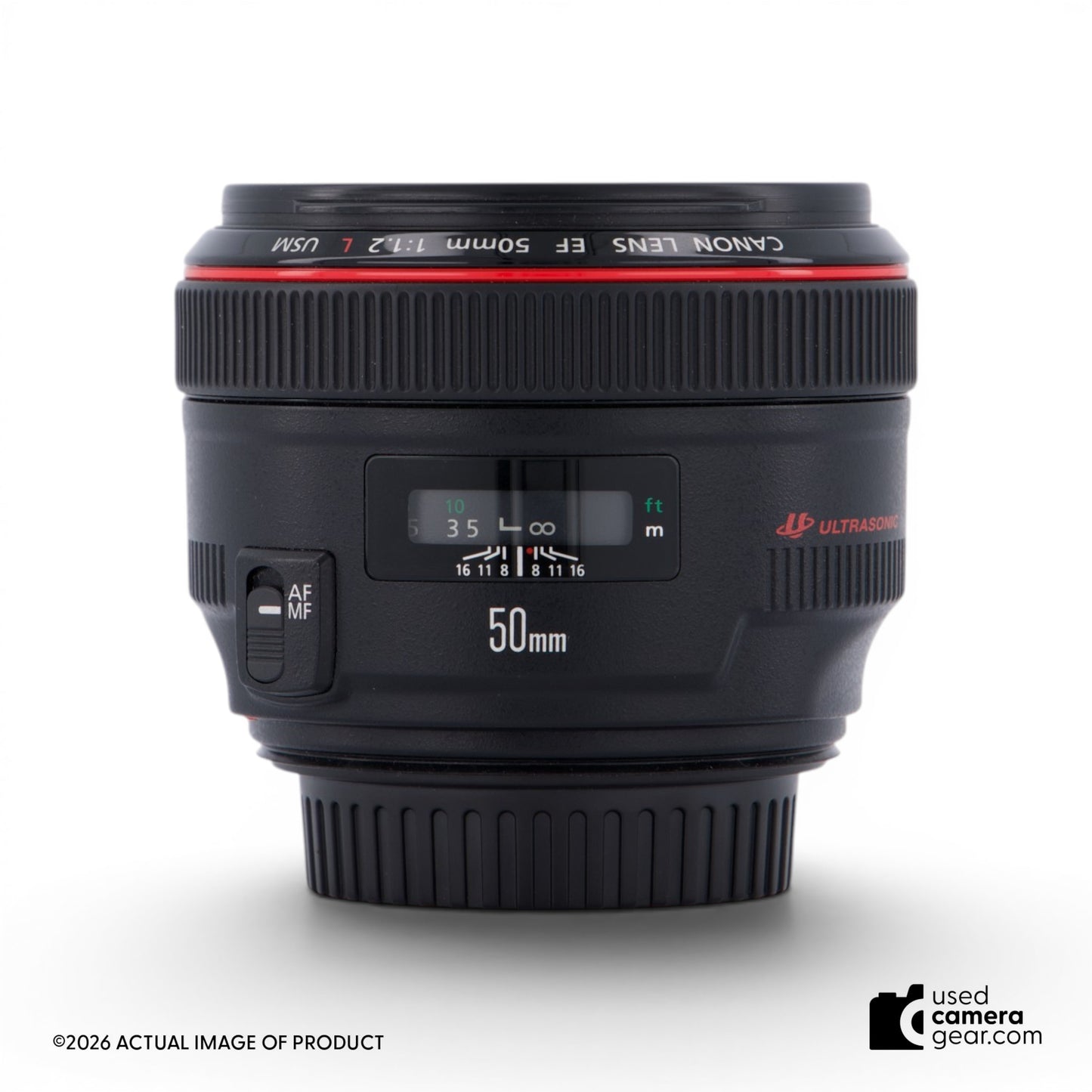 Canon EF 50mm f1.2L USM Lens (#066) *USED*