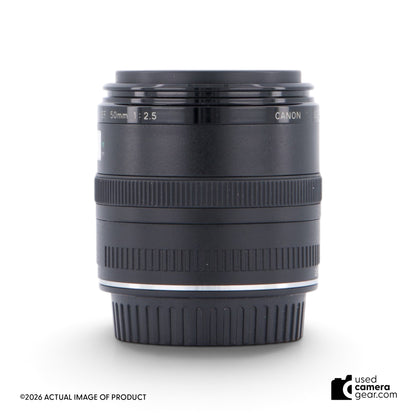 Canon EF 50mm f/2.5 Compact Macro Lens (#582) *USED*
