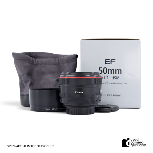 Canon EF 50mm f/1.2 L USM Lens (#905) *USED*