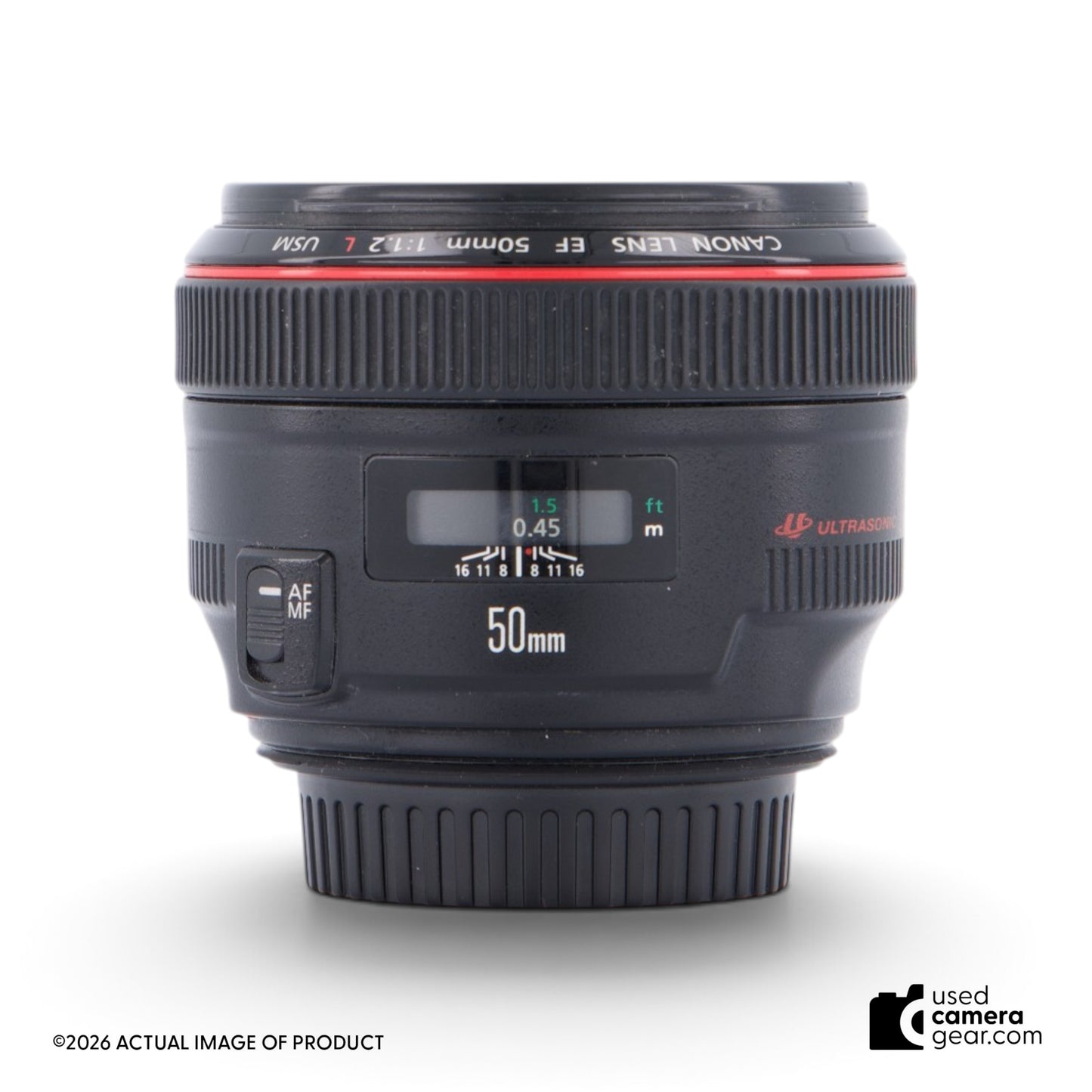 Canon EF 50mm f/1.2 L USM Lens (#905) *USED*