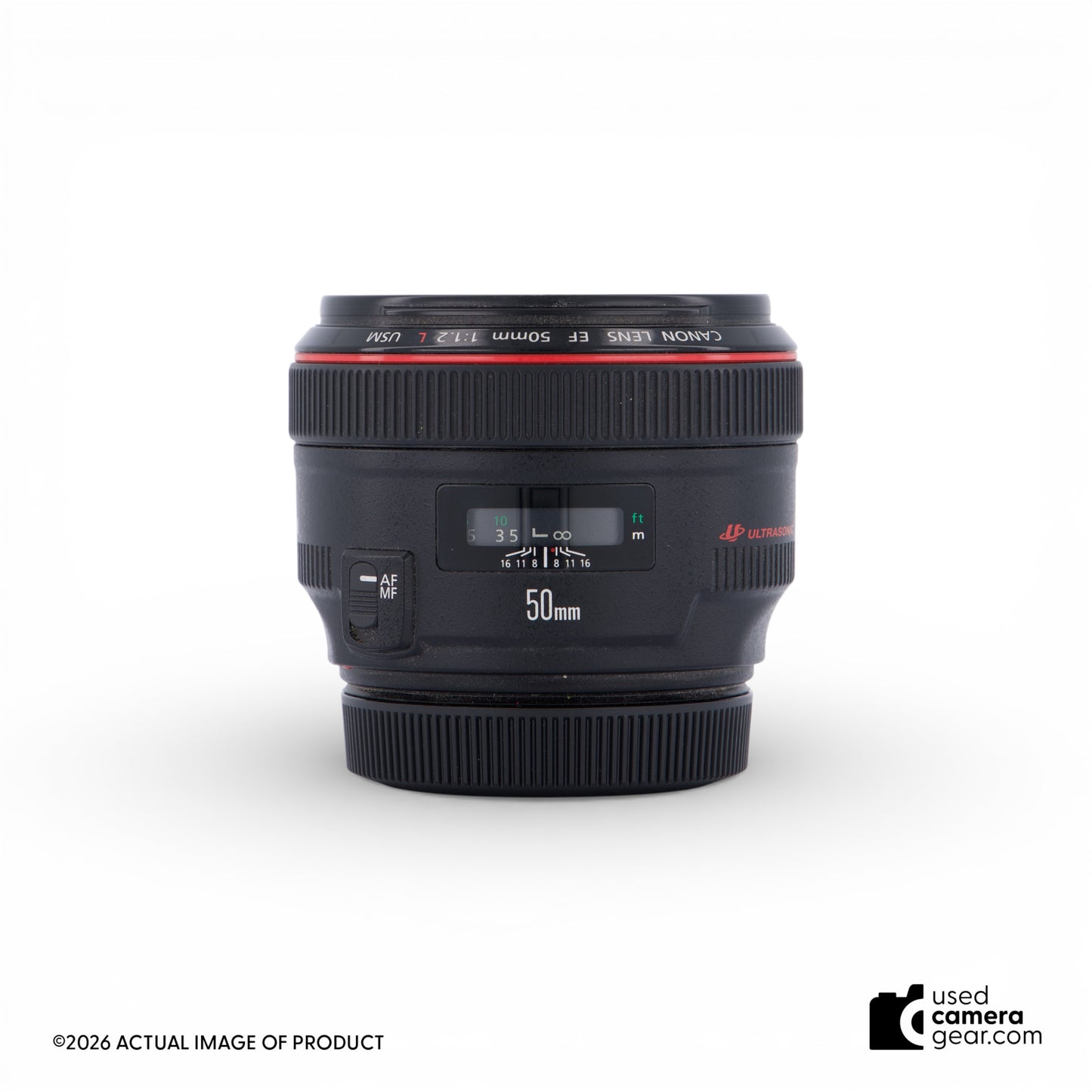 Canon EF 50mm f1.2L USM Lens (#860) *USED*