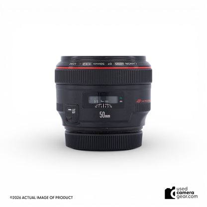 Canon EF 50mm f1.2L USM Lens (#860) *USED*