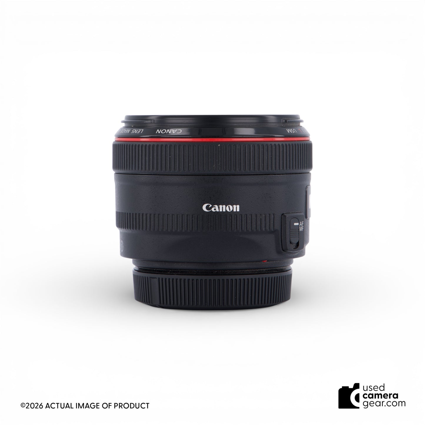 Canon EF 50mm f1.2L USM Lens (#860) *USED*