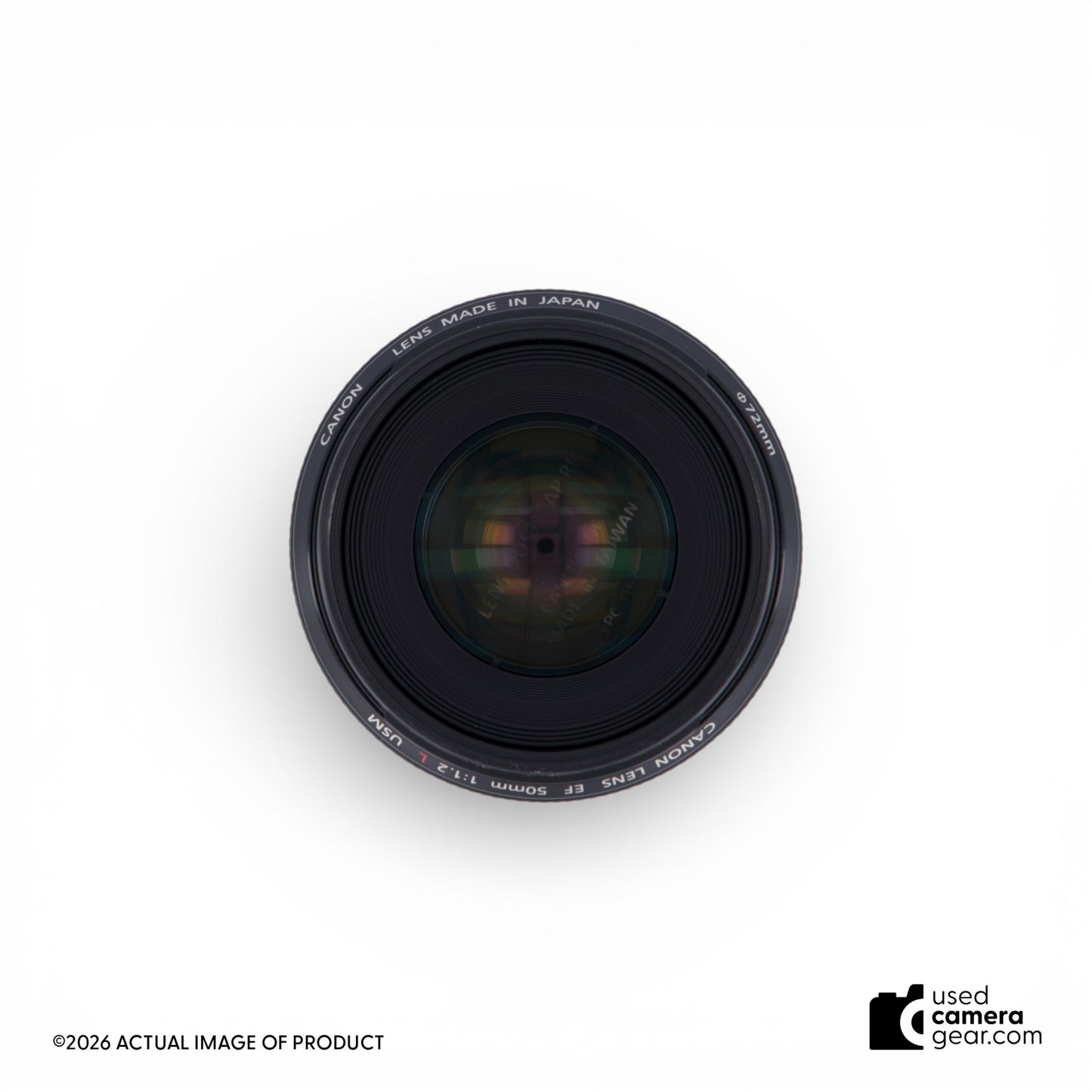 Canon EF 50mm f1.2L USM Lens (#860) *USED*