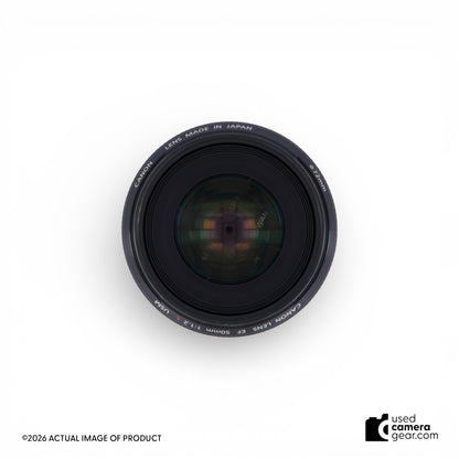 Canon EF 50mm f1.2L USM Lens (#860) *USED*