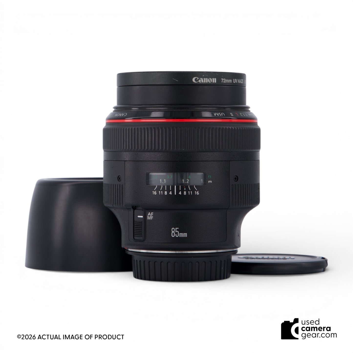 Canon EF 85mm f/1.2L II USM Lens (#982) *USED*