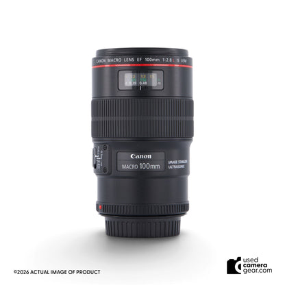 Canon EF 100mm f/2.8L Macro IS USM (#228) *USED*