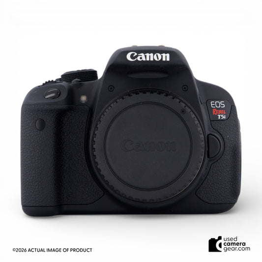 Canon Rebel T5i DSLR with 18-55mm IS II & 75-300mm III 2 Lens Kit *USED*