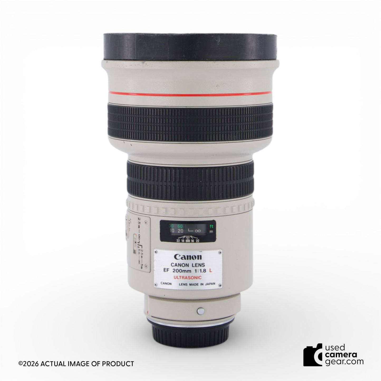 Canon EF 200mm f/1.8L USM Lens (#249) *USED*