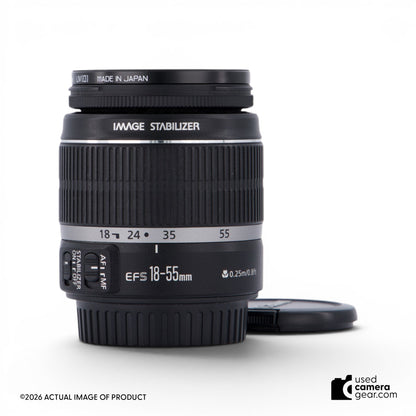 Canon EF-S 18-55mm f/3.5-5.6 IS SLR Lens (#342) *USED*