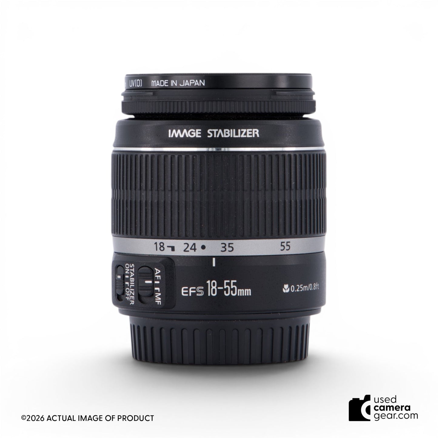 Canon EF-S 18-55mm f/3.5-5.6 IS SLR Lens (#342) *USED*