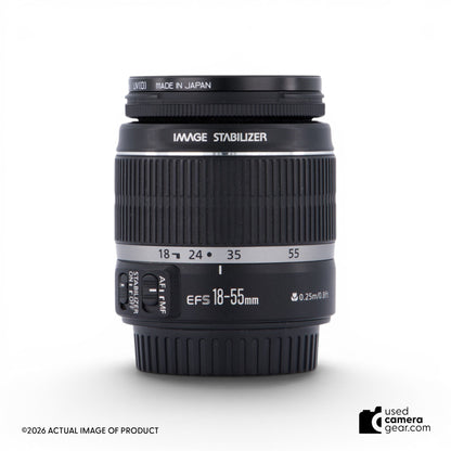 Canon EF-S 18-55mm f/3.5-5.6 IS SLR Lens (#342) *USED*