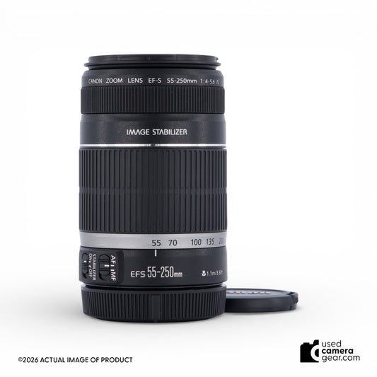 Canon EF-S 55-250mm f/4-5.6 IS Lens (#417) *USED*