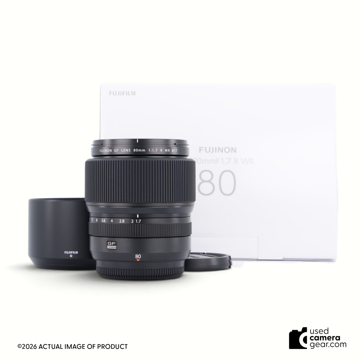 Fujifilm GF 80mm f1.7 R WR Lens (#439) *USED*