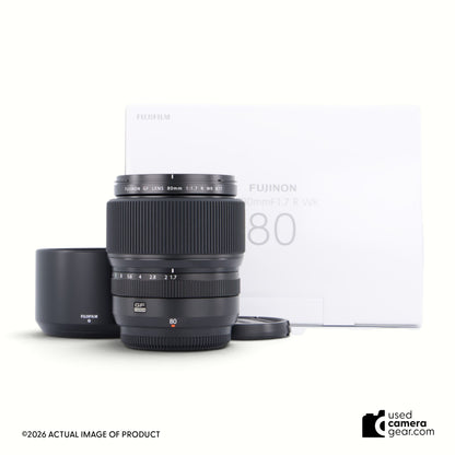 Fujifilm GF 80mm f1.7 R WR Lens (#439) *USED*