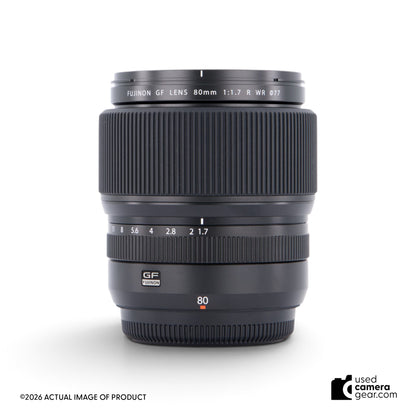 Fujifilm GF 80mm f1.7 R WR Lens (#439) *USED*