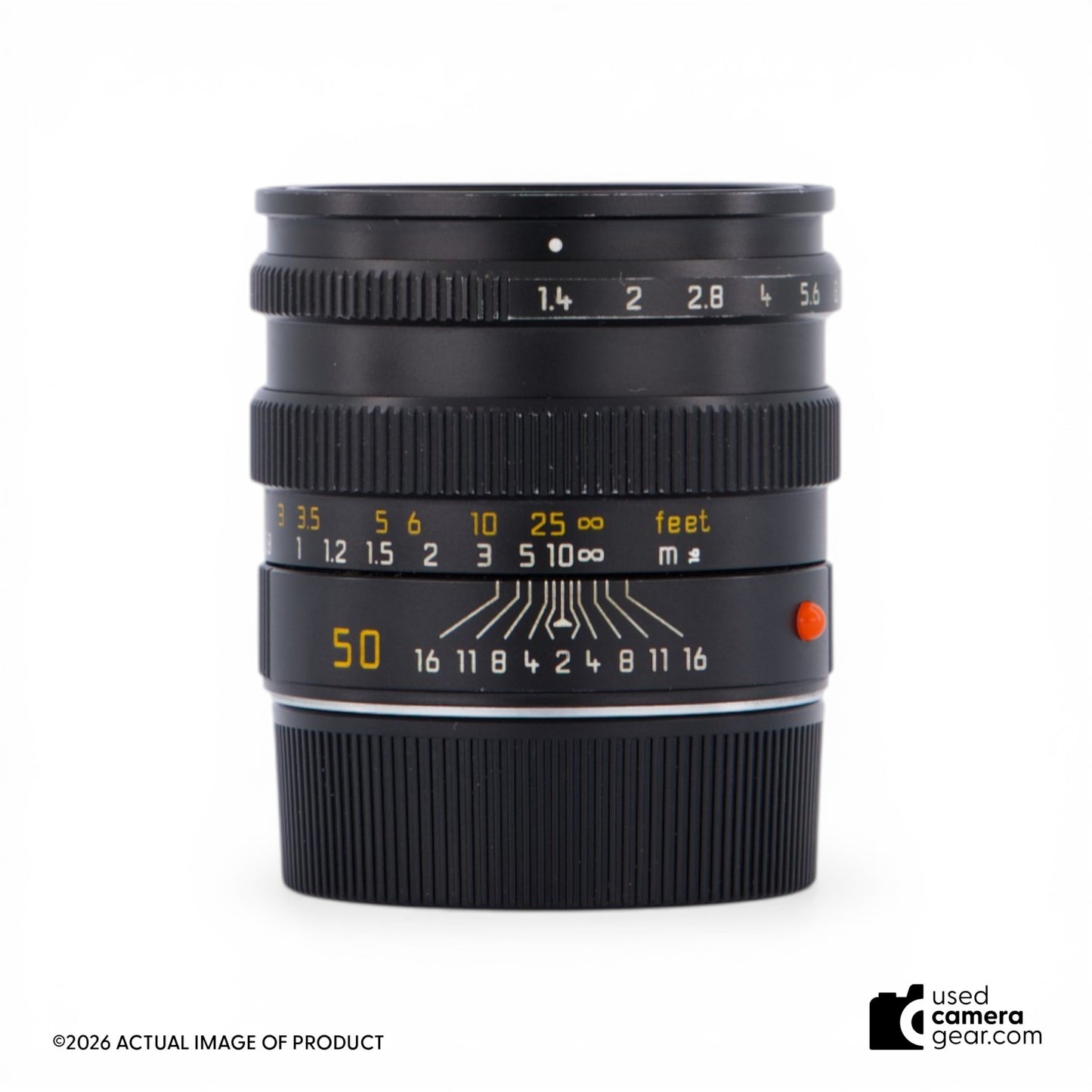Leica 50mm f/1.4 Summilux-M Lens V3 #11868 (#911) *USED*