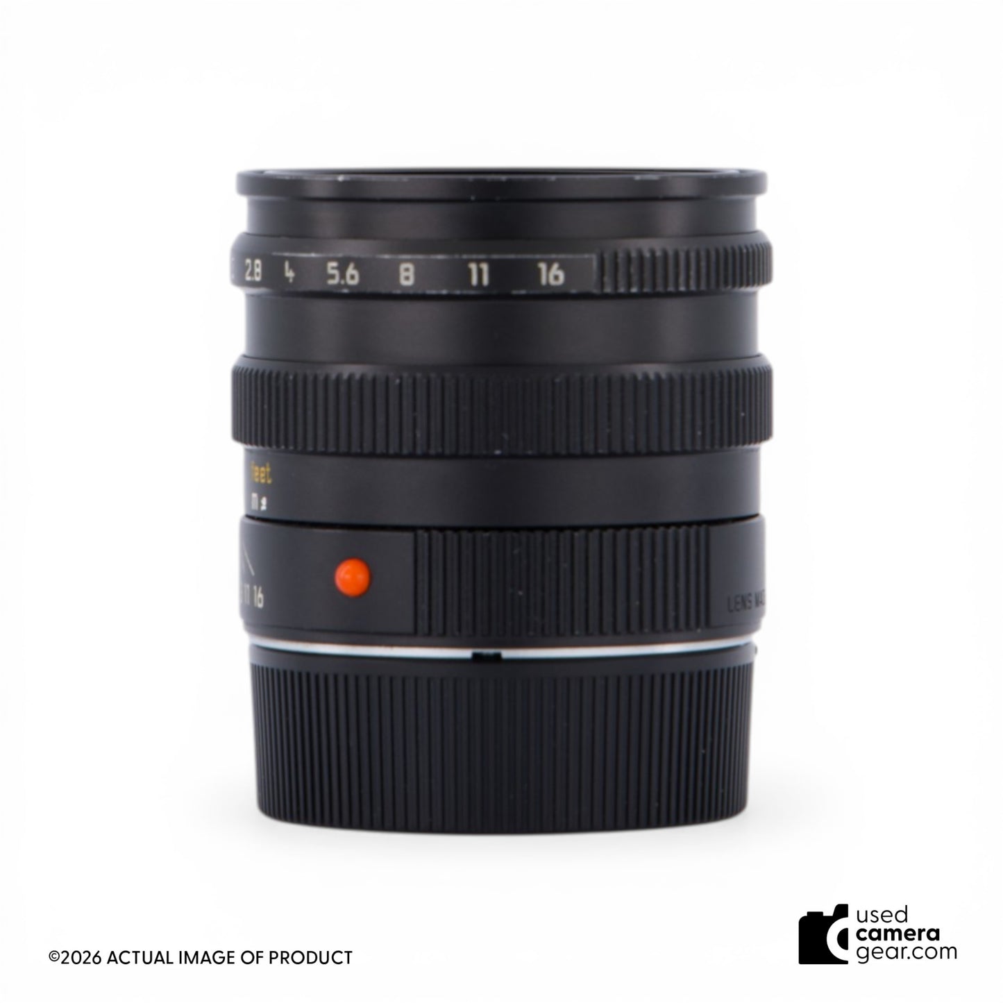 Leica 50mm f/1.4 Summilux-M Lens V3 #11868 (#911) *USED*