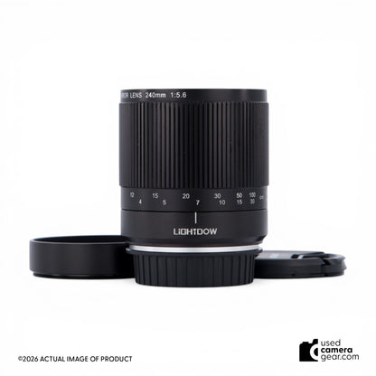 LightDow 240mm f/5.6 Reflex Mirror Lens for Canon EF (#9UF) *USED*