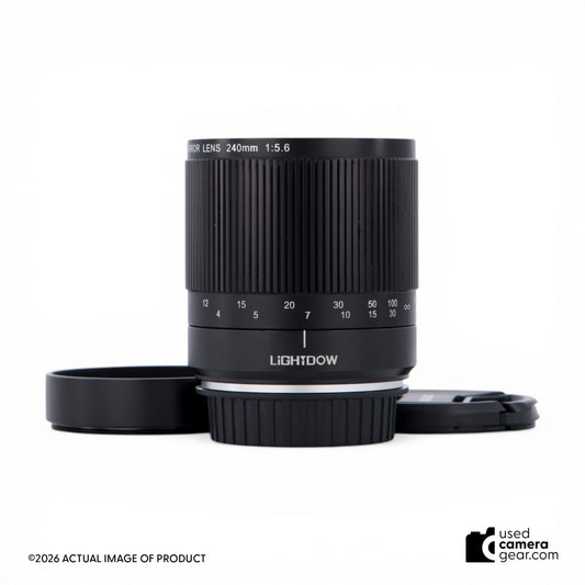 LightDow 240mm f/5.6 Reflex Mirror Lens for Canon EF (#9UF) *USED*
