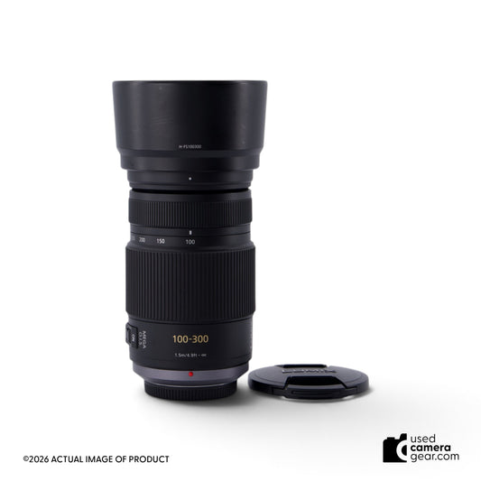 Panasonic Lumix 100-300mm f4-5.6 Mega OIS Micro Four Thirds Lens (#028) *USED*