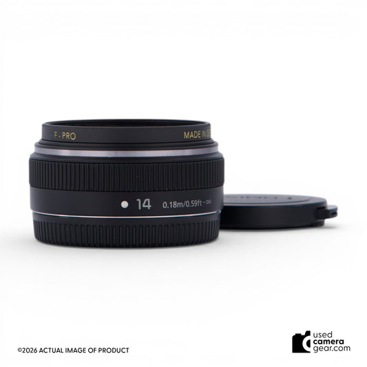 Panasonic Lumix 14mm f2.5 Micro Four Thirds Lens (#225) *USED*
