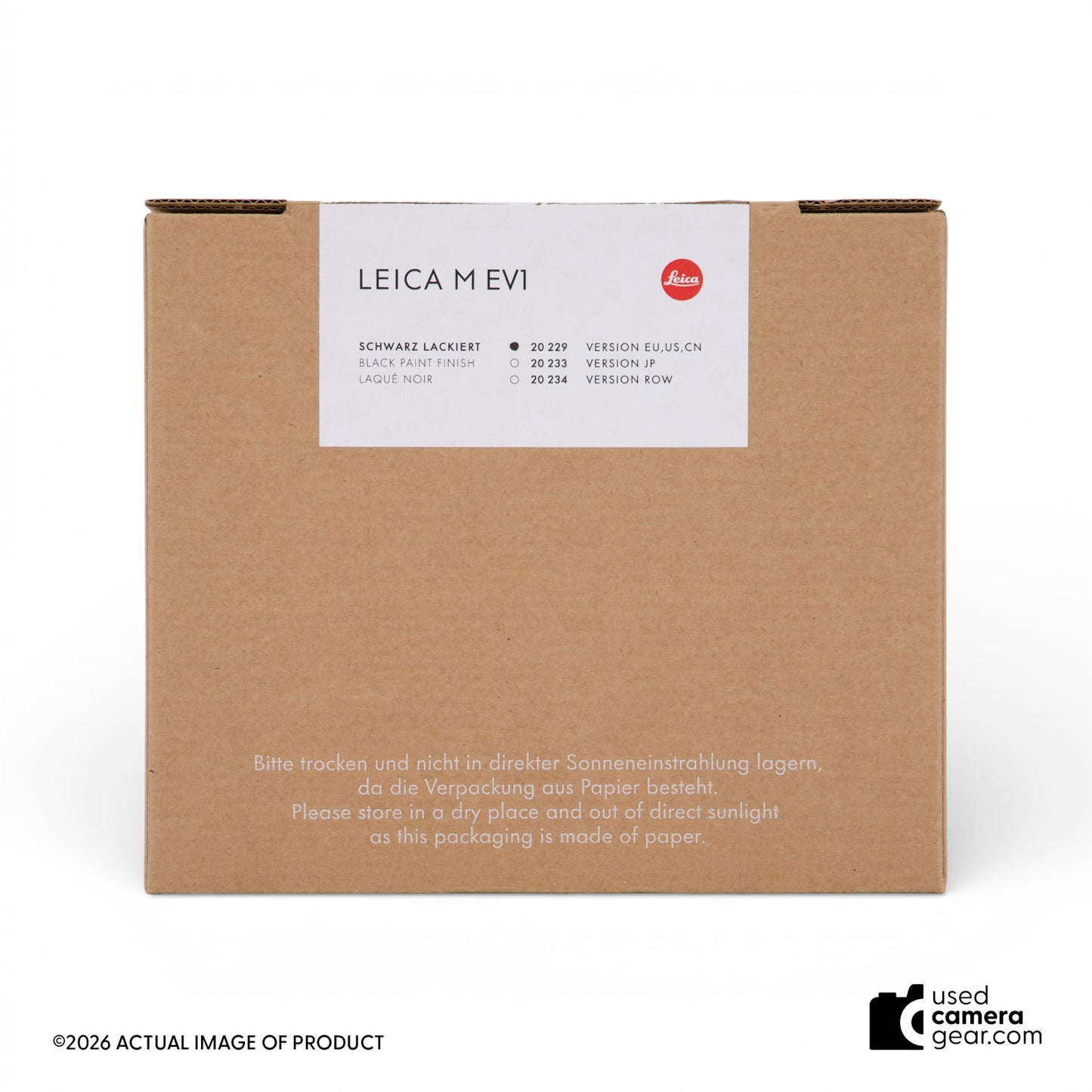 Leica M EV1 Camera (#828) *USED*