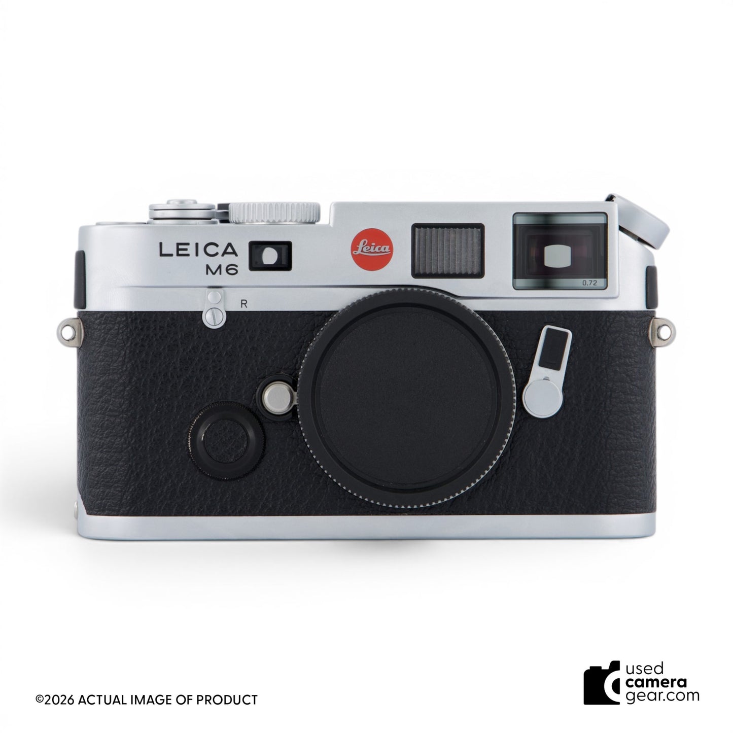 Leica M6 TTL 0.72 Film Camera Body Silver (#598) *USED*
