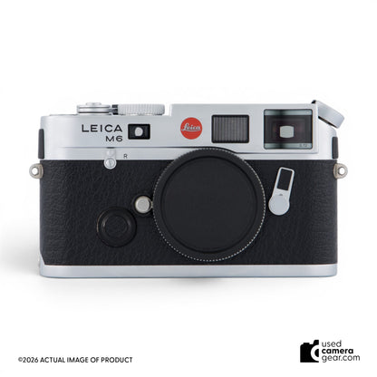 Leica M6 TTL 0.72 Film Camera Body Silver (#598) *USED*