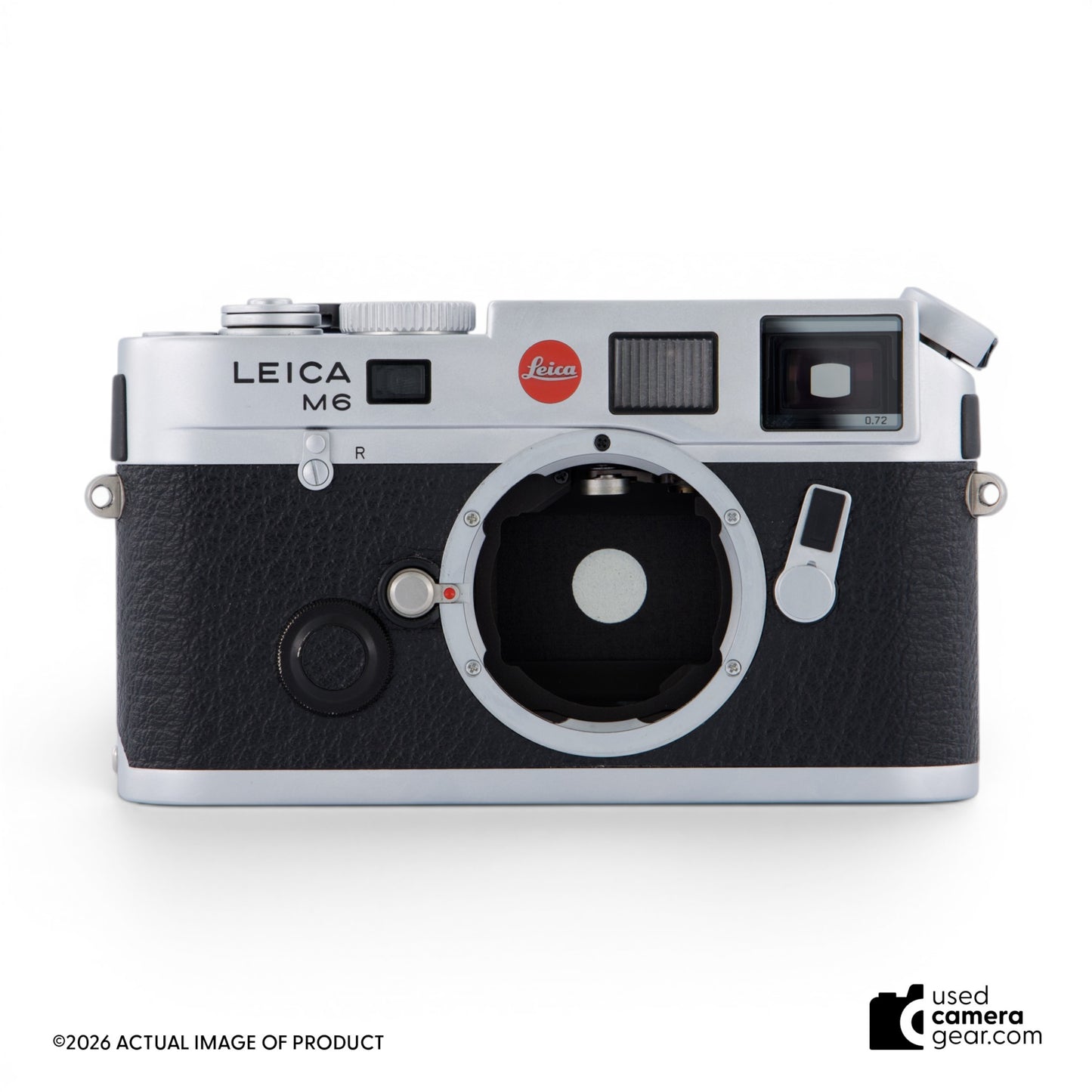 Leica M6 TTL 0.72 Film Camera Body Silver (#598) *USED*