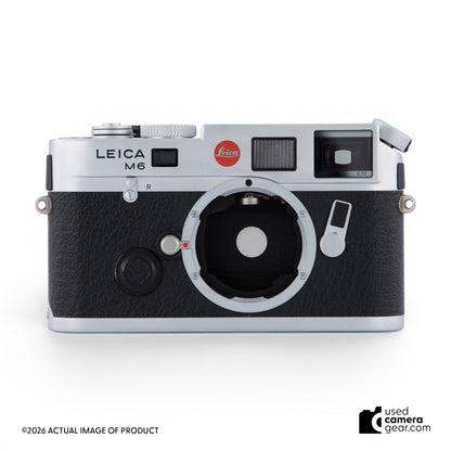 Leica M6 TTL 0.72 Film Camera Body Silver (#598) *USED*