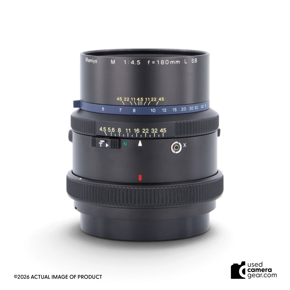 Mamiya M 180mm f/4.5L Short Barrel Lens for RZ67 (#046) *USED*