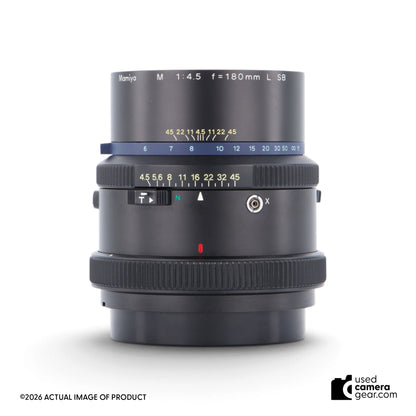 Mamiya M 180mm f/4.5L Short Barrel Lens for RZ67 (#046) *USED*