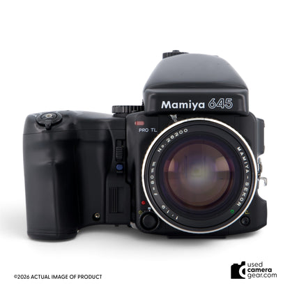 Mamiya 645 Pro TL w/ 80mm f/1.9 & 150mm f/2.8 Pro Kit (#180) *USED*
